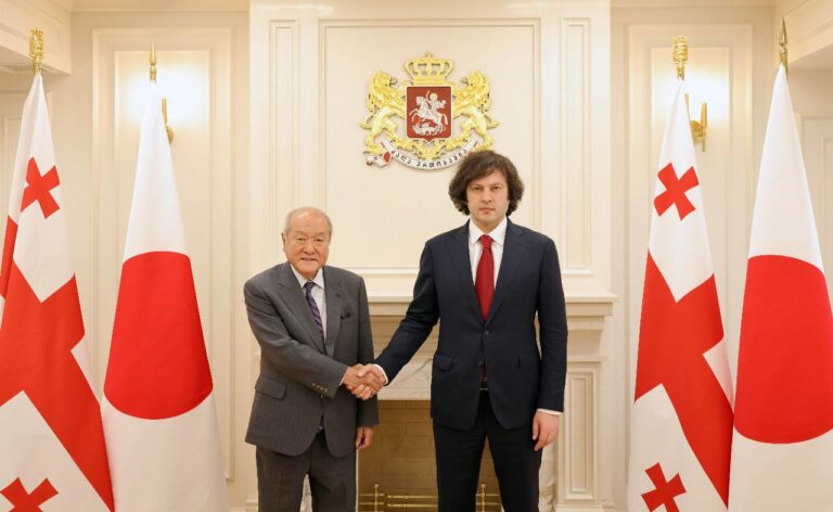 საქართველოს პრემიერ-მინისტრი იაპონიის ფინანსთა მინისტრს შეხვდა