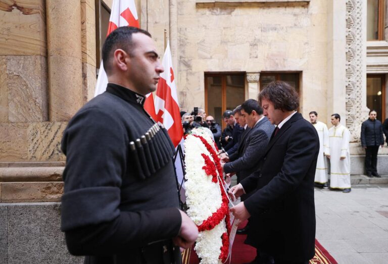 საქართველოს ერთიანობისთვის დაღუპულ იუნკერთა სულის მოსახსენიებელი პანაშვიდი აღევლინა