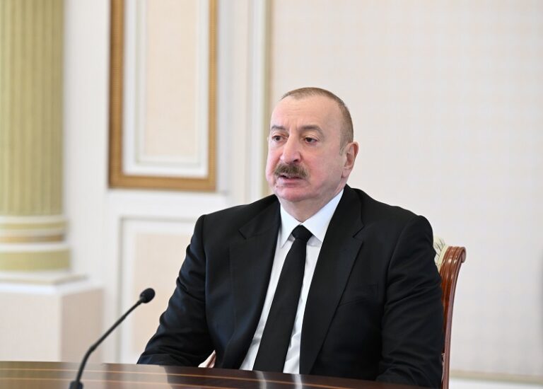 ილჰამ ალიევი ირაკლი კობახიძეს საქართველოს დამოუკიდებლობის დღეს ულოცავს