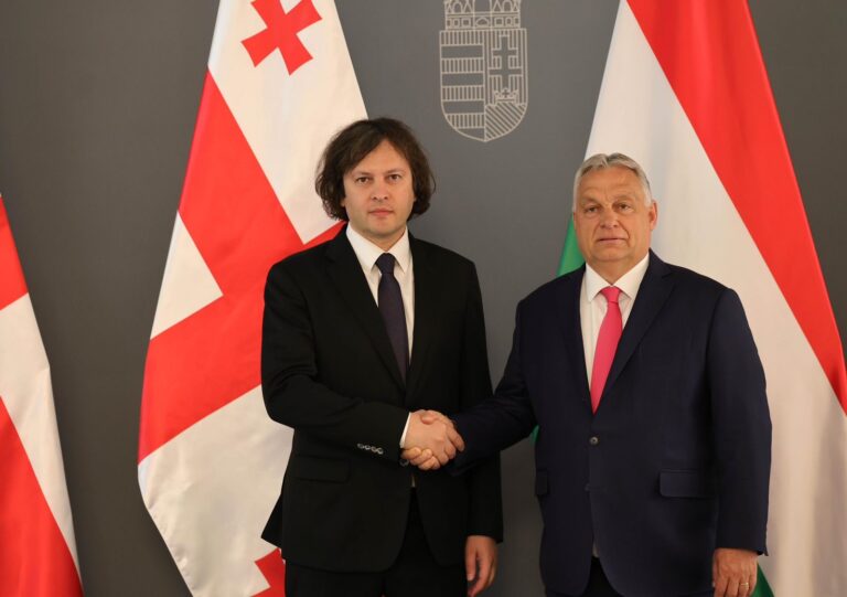 ირაკლი კობახიძე ბუდაპეშტში ვიქტორ ორბანს შეხვდა