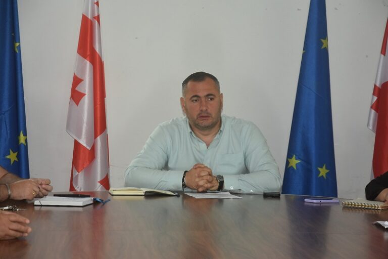 ლანჩხუთის მერმა მუნიციპალიტეტში მიმდინარე პროექტები განიხილა