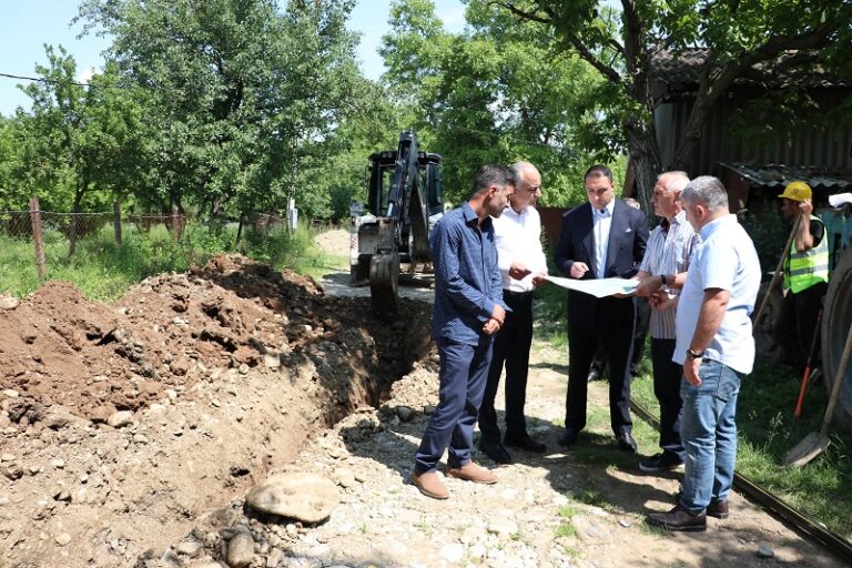 თიანეთის მუნიციპალიტეტის 12 სოფელში გაზიფიცირების სამუშაოები მიმდინარეობს