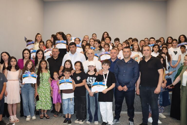 ახალქალაქის „მომავლის სახლში“ წლის შემაჯამებელი ღონისძიება გაიმართა