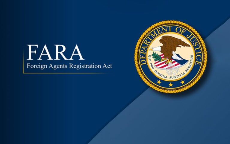 აშშ-ის იუსტიციის დეპარტამენტის უცხოელი აგენტების რეესტრის მიხედვით, „ნაციონალურმა მოძრაობამ“ „ნელსონ მალინსის“ ლობისტური კომპანია დაიქირავა და 360 000 აშშ დოლარი გადაუხადა