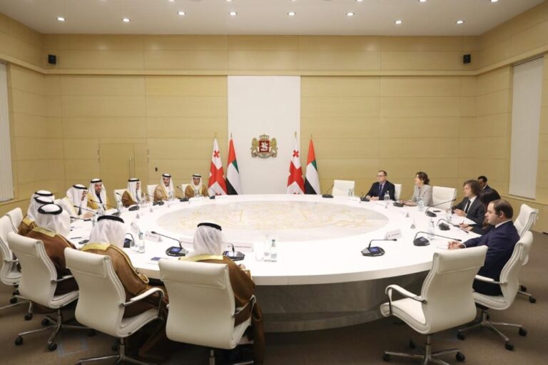 ირაკლი კობახიძე არაბთა გაერთიანებული საამიროების პრეზიდენტს, შეიხ მოჰამედ ბინ ზაიედ ალ ნაჰაიანს შეხვდა