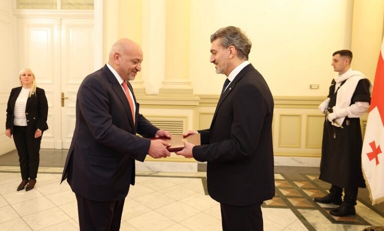 საქართველოს პრეზიდენტს 16 ქვეყნის რეზიდენტმა და არარეზიდენტმა ელჩებმა რწმუნებათა სიგელები გადასცეს