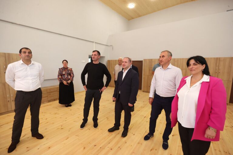 კახეთის რეგიონში ორი ახლად აღდგენილი საჯარო სკოლა გაიხსნა
