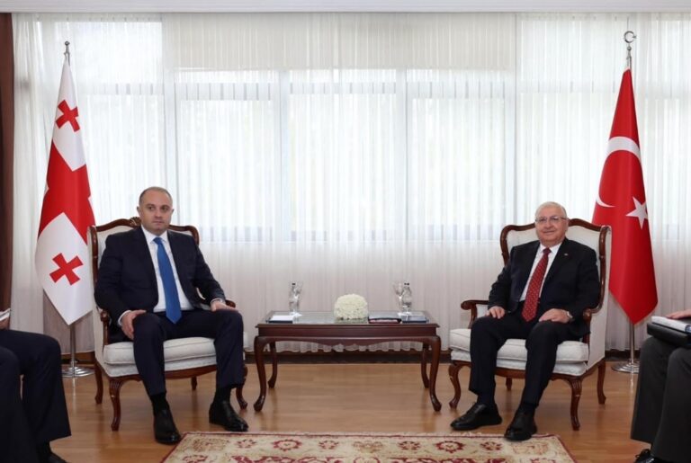 საქართველოს თავდაცვის მინისტრი, ორმხრივ ფორმატში, თურქეთის თავდაცვის მინისტრს შეხვდა