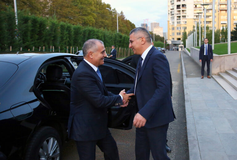 მამუკა მდინარაძე აზერბაიჯანის სახელმწიფო უსაფრთხოების სამსახურის უფროსს, ალი ნაგიევს შეხვდა