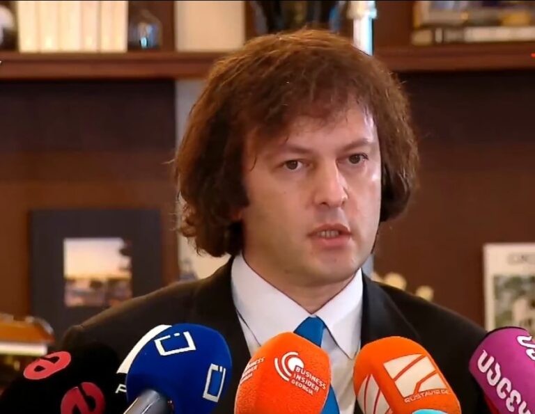 ირაკლი კობახიძე: ზედიზედ ორჯერ, მილიონ 100 ათასზე მეტმა ჩვენმა მოქალაქემ დაგვიჭირა მხარი, აქ დგას ქართველი ხალხი, ამ დროს გამოდიან კონკრეტული ევროპელი ბიუროკრატები და საუბრობენ 300 ქართველ ხალხზე