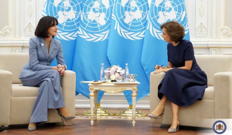 მაკა ბოჭორიშვილმა იუნესკო-ს გენერალურ დირექტორთან, ოდრე აზულესთან შეხვედრა გამართა