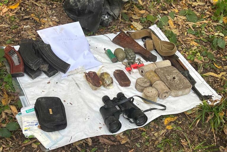 საქართველოს სახელმწიფო უსაფრთხოების სამსახურმა იარაღის სამალავი აღმოაჩინა