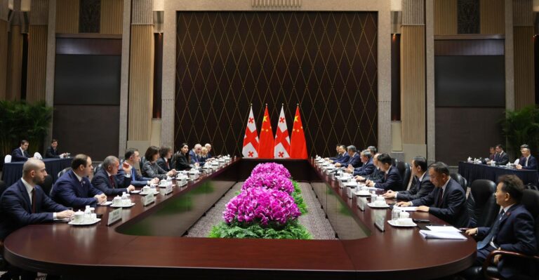 ირაკლი კობახიძე ჩინეთის სახალხო რესპუბლიკის პრემიერს, ლი ციანს შეხვდა