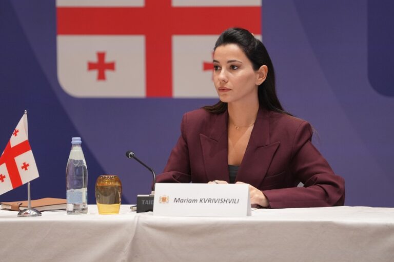 მარიამ ქვრივიშვილი: არ დავუშვებთ მცდელობასაც კი, რომ ჩვენი ქვეყნის ნებისმიერმა არაკეთილმოსურნემ მნიშვნელოვან ენერგეტიკულ პროექტებს არათუ ხელი შეუშალოს, თუნდაც რეპუტაციული ზიანი მიაყენოს