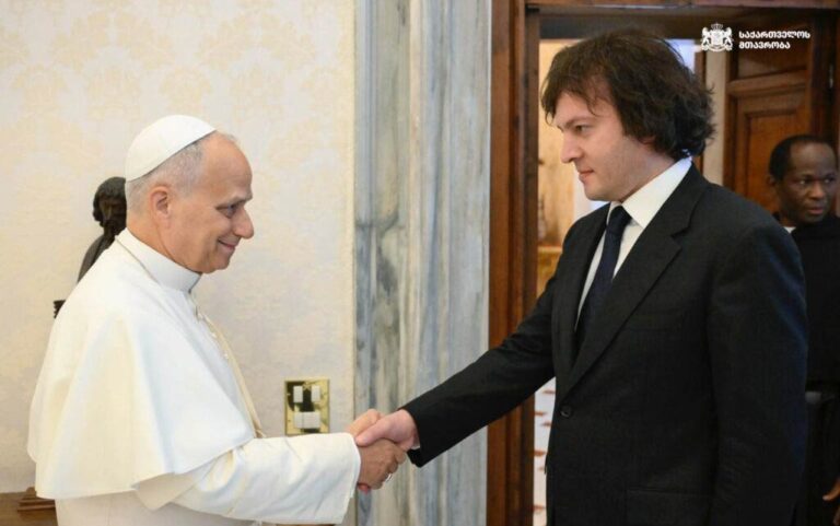 ირაკლი კობახიძე რომის პაპს ლეო XIV-ს შეხვდა