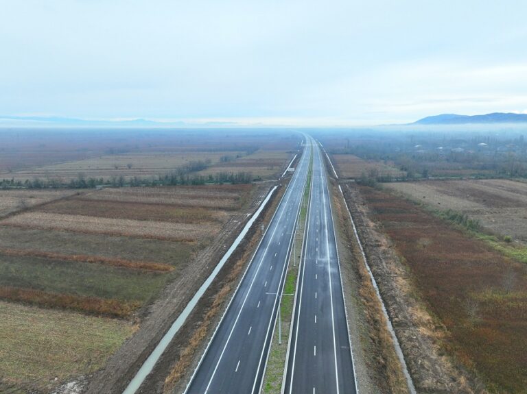 სამტრედია-გრიგოლეთის ჩქაროსნულ მაგისტრალზე ლანჩხუთი-ლესას ახალი, 8-კმ-იანი მონაკვეთი რამდენიმე დღეში გაიხსნება