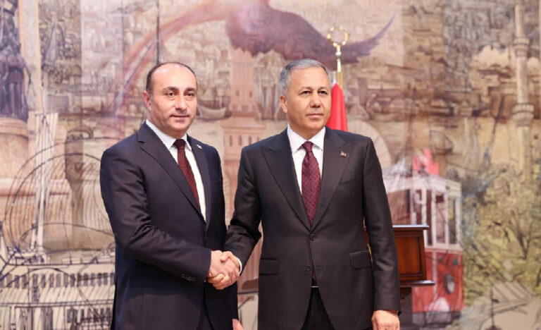 საქართველოს შინაგან საქმეთა მინისტრი თურქ კოლეგას, ალი იერლიქაიას შეხვდა