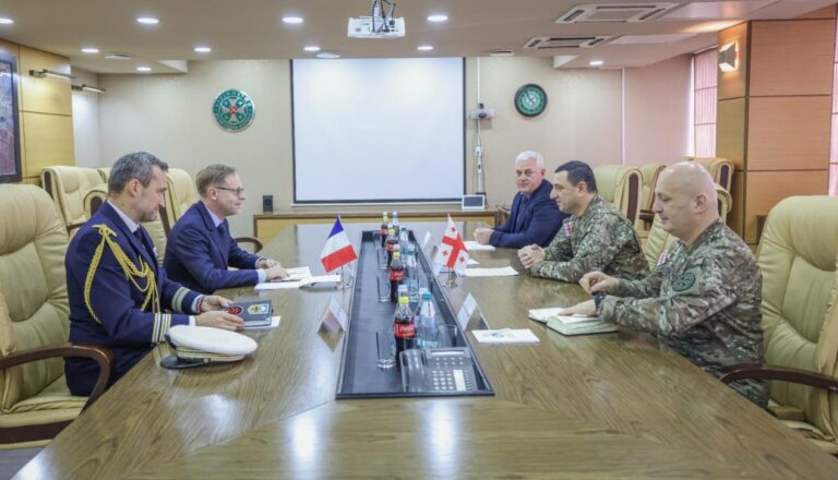 საქართველოს თავდაცვის ძალების მეთაური საფრანგეთის ელჩსა და თავდაცვის ატაშეს შეხვდა