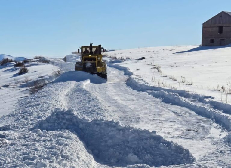 ახალქალაქის მუნიციპალიტეტში გზები თოვლის საფარისგან იწმინდება