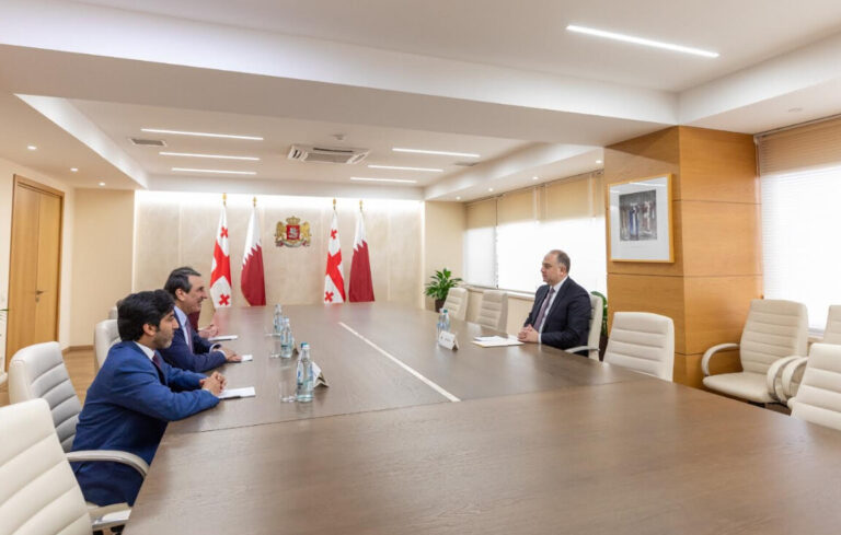 საქართველოს ვიცე-პრემიერმა, თავდაცვის მინისტრმა კატარის სახელმწიფოს ელჩს უმასპინძლა