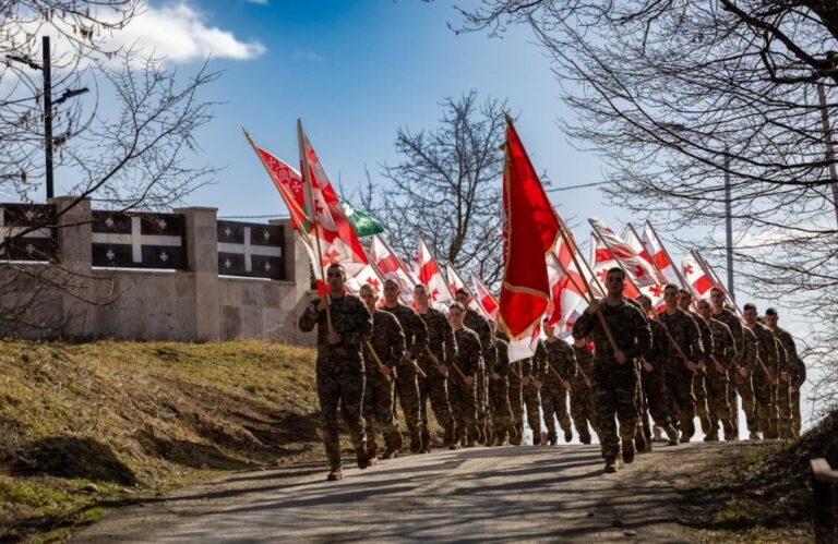 ეროვნული თავდაცვის აკადემიის იუნკერებმა სიმბოლური გარბენი ჩაატარეს