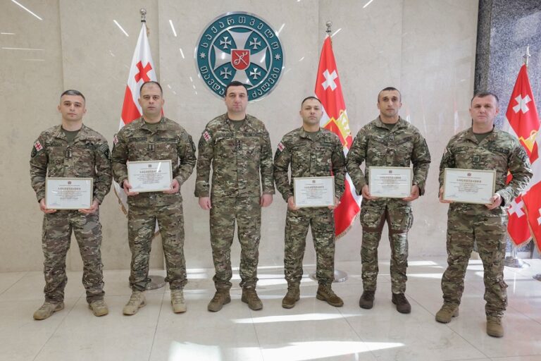 თავდაცვის ძალების საუკეთესო სამხედროები დააჯილდოვეს