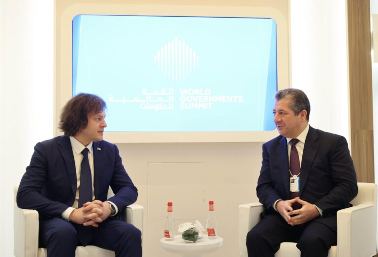 ირაკლი კობახიძე ერაყის ქურთისტანის რეგიონული მთავრობის პრემიერ-მინისტრ მასრურ ბარზანის შეხვდა