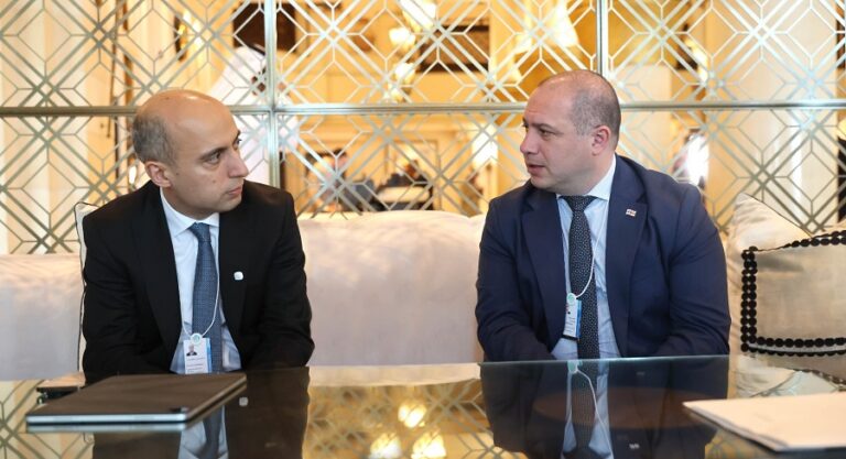 გივი მიქანაძე დუბაიში აზერბაიჯანელ კოლეგას შეხვდა