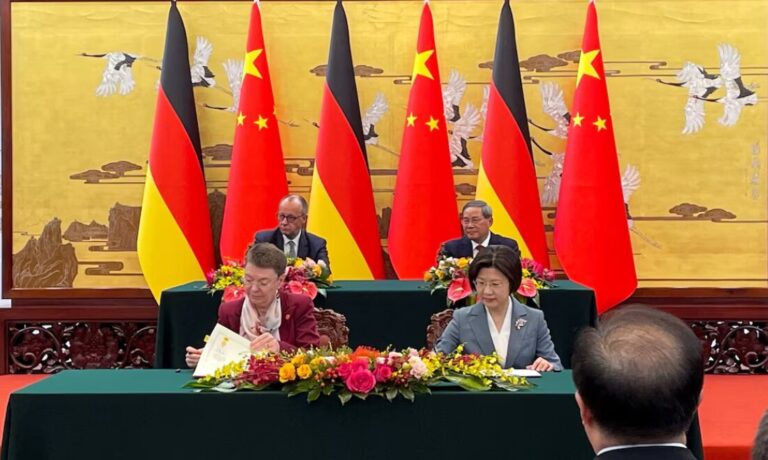 ფრიდრიხ მერცი: გერმანია დიდ მნიშვნელობას ანიჭებს ჩინეთთან, მის უდიდეს სავაჭრო პარტნიორთან, ინტენსიური ეკონომიკური ვაჭრობის შენარჩუნებასა და გაღრმავებას