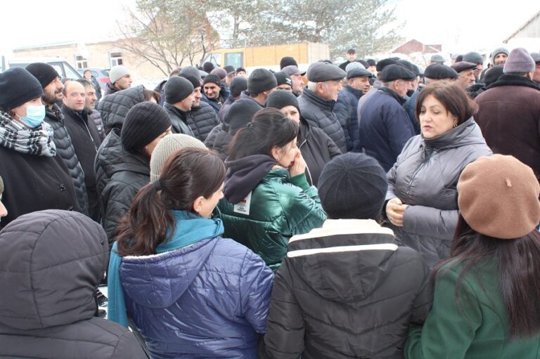 ნინოწმინდის მუნიციპალიტეტის სოფლების – განძისა და საღამოს მოსახლეობასთან „სოფლის მხარდაჭერის პროგრამის“ პროექტები განიხილეს