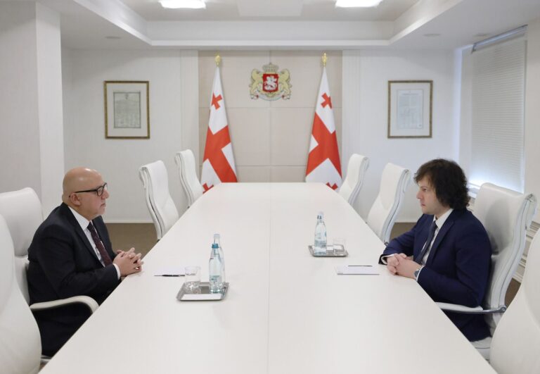 საქართველოს პრემიერ-მინისტრმა თურქეთის ელჩთან გამოსამშვიდობებელი შეხვედრა გამართა