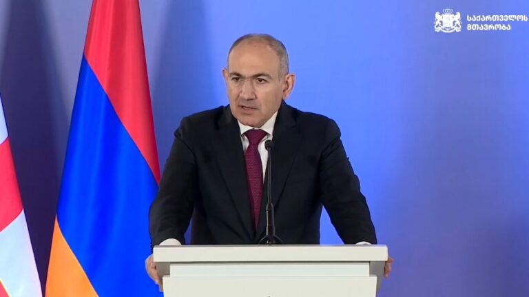 ნიკოლ ფაშინიანი: მინდა ვისურვო, რომ საქართველოს ჰქონდეს ხანგრძლივი მშვიდობა და მოაგვაროს ის საკითხები, რაც მისთვის აქტუალურია, მათ შორის ტერიტორიული მთლიანობის კუთხით