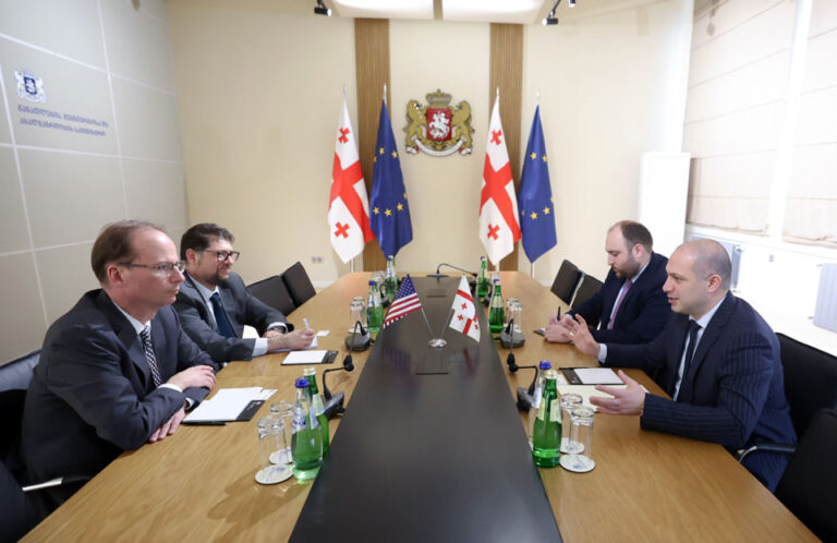 განათლების მინისტრმა საქართველოში აშშ-ის ელჩის მოვალეობის შემსრულებელთან სამუშაო შეხვედრა გამართა
