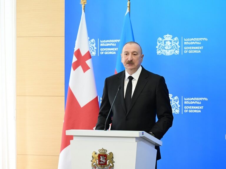 ილჰამ ალიევი: საქართველო დინამიურად ვითარდება, ეკონომიკური ზრდა აქვს ძალიან თვალსაჩინო