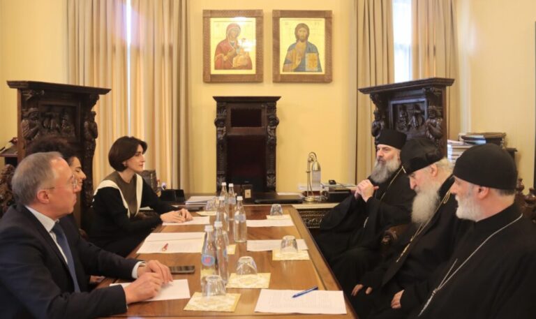 საპატრიარქო ტახტის მოსაყდრე, მიტროპოლიტი შიო მაკა ბოჭორიშვილს შეხვდა