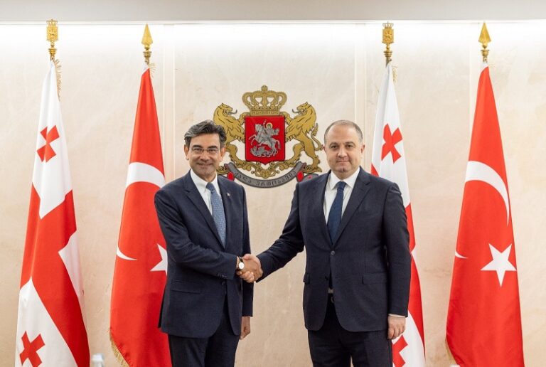 საქართველოს თავდაცვის მინისტრი თურქეთის რესპუბლიკის ახალ ელჩს შეხვდა