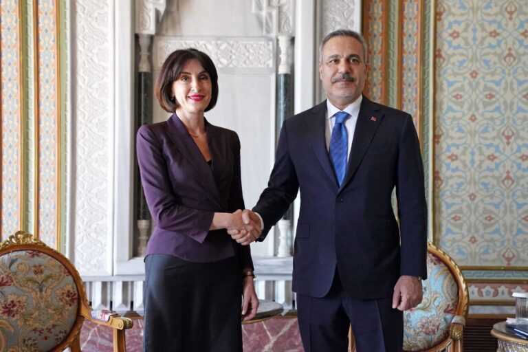 მაკა ბოჭორიშვილი თურქეთის საგარეო საქმეთა მინისტრს, ჰაქან ფიდანს შეხვდა