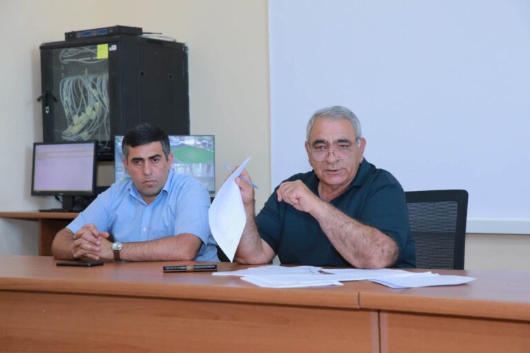 ნინოწმინდის მუნიციპალიტეტის მერიის საფინანსო-საბიუჯეტო სამსახურის ორგანიზებით, სამუშაო შეხვედრა გაიმართა