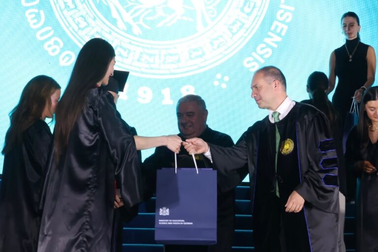 განათლების მინისტრმა ივანე ჯავახიშვილის სახელობის თბილისის სახელმწიფო უნივერსიტეტის კურსდამთავრებულთა გამოსაშვებ ღონისძიებაში მიიღო მონაწილეობა