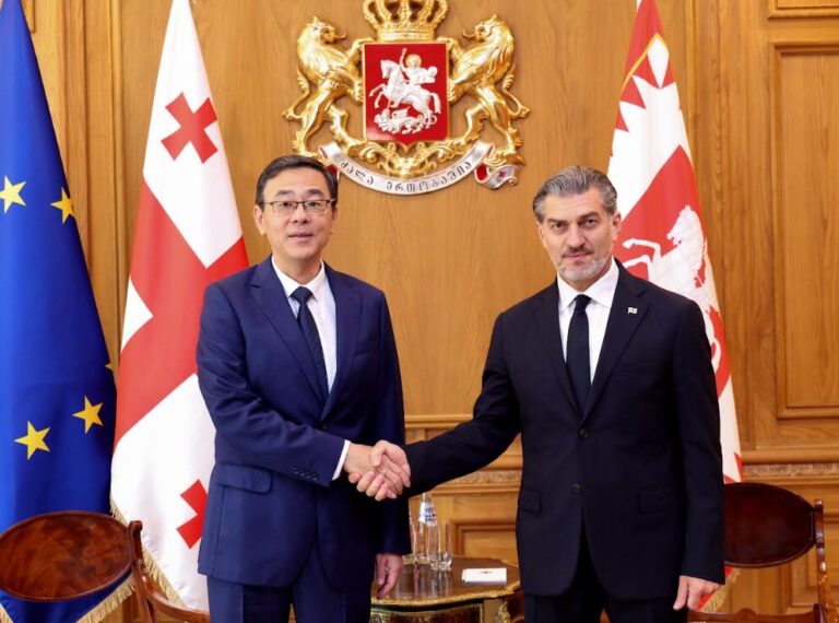 მიხეილ ყაველაშვილმა ჩინეთის ელჩთან გამოსამშვიდობებელი შეხვედრა გამართა
