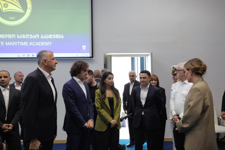ბათუმის სახელმწიფო საზღვაო აკადემიაში განახლებული სასწავლო და საწვრთნელი ინფრასტრუქტურა დაათვალიერა